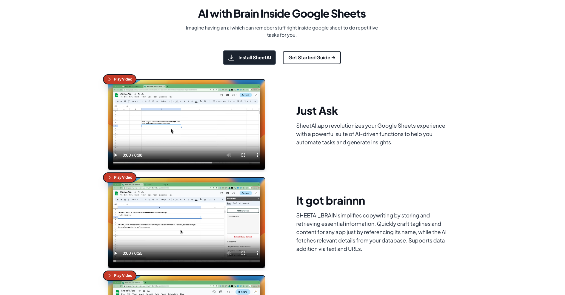 SheetAI.app: Automatizza, Analizza e Crea in Fogli Google